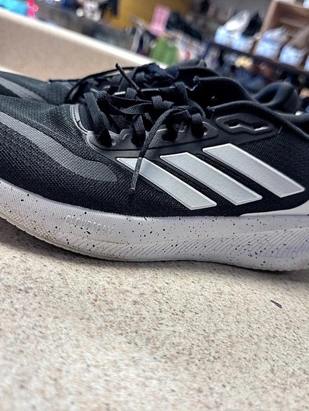 Adidas Men's X_PLR Path Black White Speckled OrthoLite Sneakers Size 9